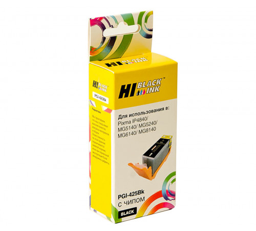 Картридж Hi-Black (HB-PGI-425-PGBk) для Canon PIXMA iP4840/MG5140/MG6140, черный