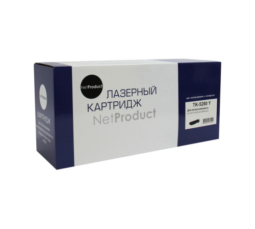 Тонер-картридж NetProduct (N-TK-5280Y) для Kyocera ECOSYS P6235/M6235/M6635, желтый (11000 стр.)