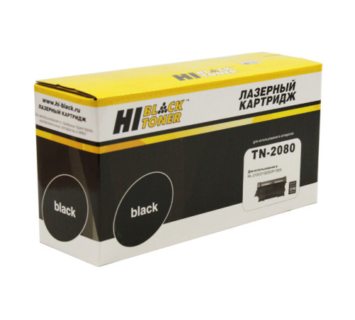Тонер-картридж Hi-Black (HB-TN-2080) для Brother HL-2130/DCP7055, (1200 стр.)