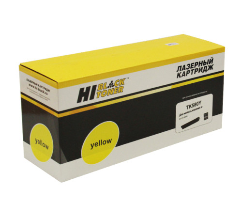 Тонер-картридж Hi-Black (HB-TK-580Y) для Kyocera FS-C5150DN/ECOSYS P6021, желтый (2800 стр.)