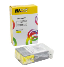 Картридж Hi-Black (HB-PFI-102Y) для Canon IPF-510/600/710, желтый