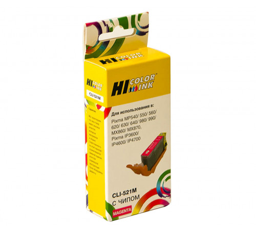 Картридж Hi-Black (HB-CLI-521M) для Canon PIXMA iP3600/iP4600/MP540, пурпурный