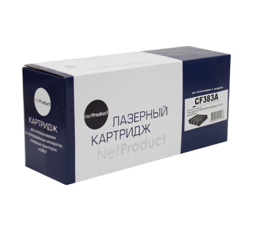 Картридж NetProduct для HP CLJ Pro MFP M476dn/dw/nw, №312A, пурпурный (2700 стр.)