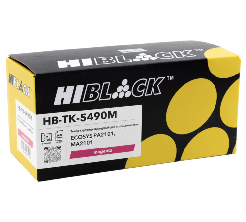Тонер-картридж Hi-Black (HB-TK-5490M) для Kyocera ECOSYS PA2101/MA2101, M, 2,4K