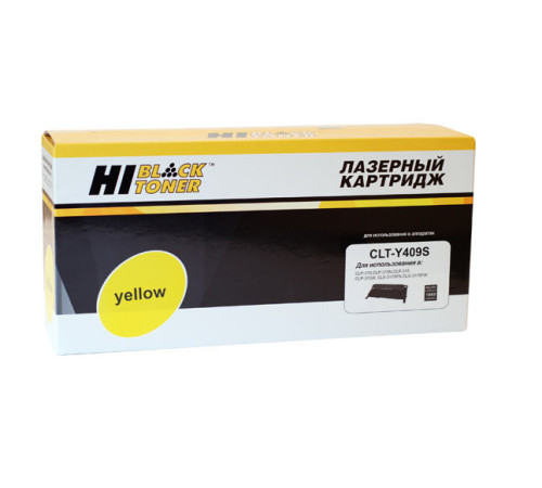 Тонер-картридж Hi-Black (HB-CLT-Y409S) для Samsung CLP-310/315/CLX-3170fn/3175, желтый (1000 стр.)