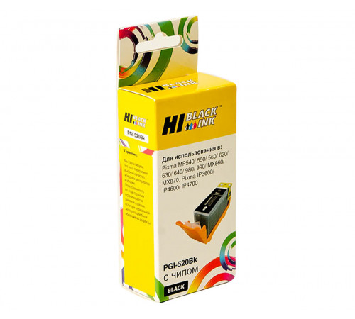 Картридж Hi-Black (HB-PGI-520Bk) для Canon PIXMA iP3600/iP4600/MP540, черный