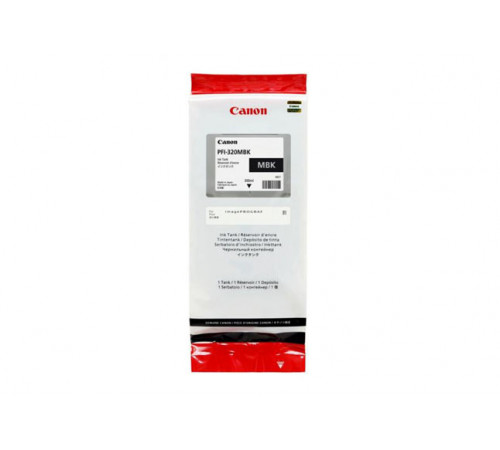 Картридж PFI-320MBK Canon TM-200/205/300/305, 300 мл (O) matte black 2889C001