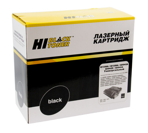 Картридж Hi-Black (HB-Q1338/5942/5945/1339) для HP LJ 4200/4300/4250/4350/4345, Унив, (20000 стр.)
