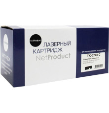 Тонер-картридж NetProduct (N-TK-5240C) для Kyocera P5026cdn/M5526cdn, голубой (3000 стр.)