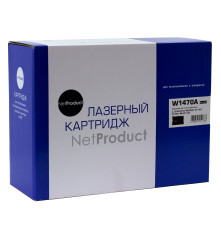 Картридж NetProduct (N-W1470A) для HP LaserJet Enterprise M610dn/611dn/612dn/M634/635, (10500 стр.) без чипа