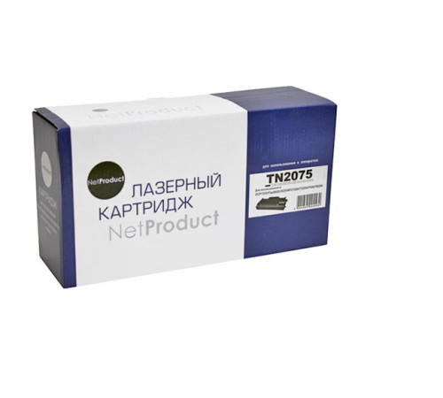 Тонер-картридж NetProduct (N-TN-2075) для Brother HL-2030/2040/2070/7010/7420/7820, (2500 стр.)