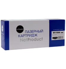 Картридж NetProduct (N-W1106A) для HP Laser 107a/107r//MFP135a/135r/135w/137, (1000 стр.) без чипа