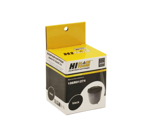 Тонер-картридж Hi-Black (HB-106R01274) для Xerox Phaser 6110, черный (2000 стр.)