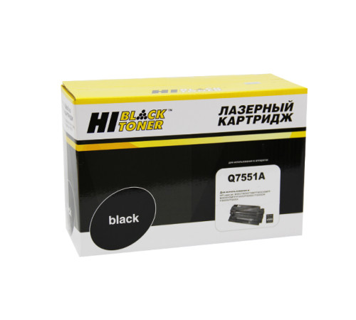 Картридж Hi-Black (HB-Q7551A) для HP LJ P3005/M3027MFP/M3035MFP, (6500 стр.)