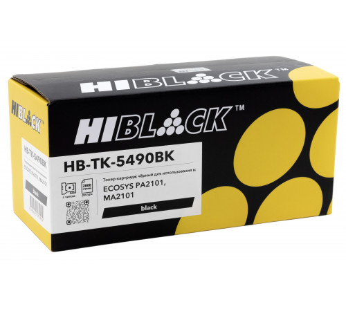 Тонер-картридж Hi-Black (HB-TK-5490Bk) для Kyocera ECOSYS PA2101/MA2101, Bk, 2,8K