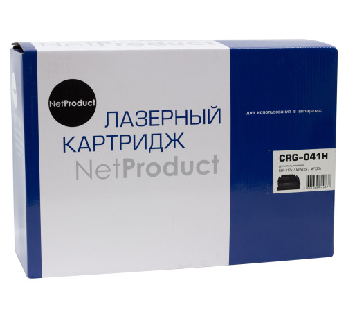 Картридж NetProduct (N-№041H) для Canon LBP-312x/MF522x/MF525x, (20000 стр.)