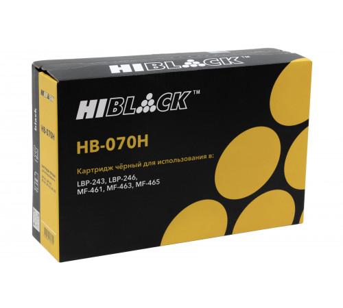 Картридж Hi-Black (HB-070H) для Canon LBP243/246/MF MF461/463/465, 10,2K