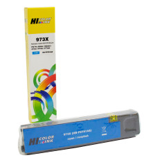 Картридж Hi-Black (F6T81AE) для HP PW Pro477dw/452dw 973X, голубой