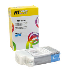 Картридж Hi-Black (HB-PFI-102C) для Canon IPF-510/600/710, голубой