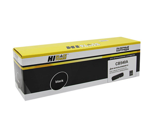 Картридж Hi-Black (HB-CB540A) для HP CLJ CM1300/CM1312/CP1210/CP1215, черный (2200 стр.)