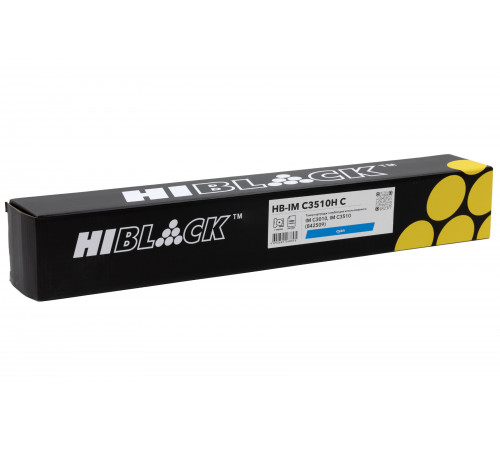 Тонер-картридж Hi-Black (HB-IMC3510H C) для Ricoh IM C3010/IM C3510, C, 28K