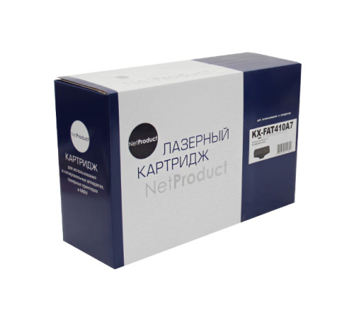 Картридж NetProduct (N-KX-FAT410A7) для Panasonic KX-MB1500/1520, (2500 стр.)