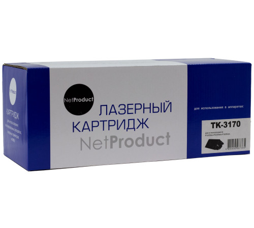 Тонер-картридж NetProduct (N-TK-3170) для Kyocera P3050dn/P3055dn/P3060dn, (15500 стр.) с чипом