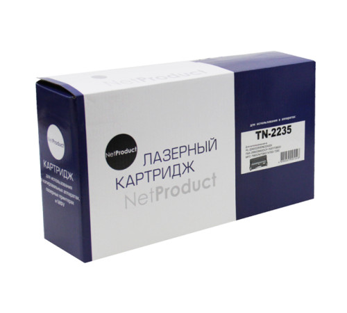 Тонер-картридж NetProduct (N-TN-2235) для Brother HL-2240R/2250/2270/MFC7360, (1200 стр.)