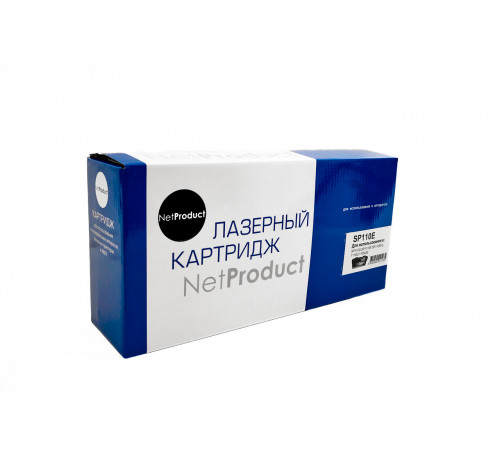 Картридж NetProduct (N-SP110E) для Ricoh Aficio SP110Q/110SQ/SP111/111SU/111SF, 2K