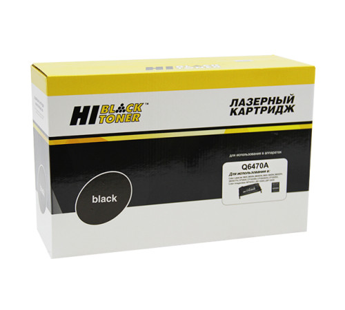 Картридж Hi-Black (HB-Q6470A) для HP CLJ 3600/3800/CP3505 Универс., Восстанов., черный (6000 стр.)