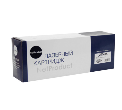 Картридж NetProduct (N-CE341A) для HP CLJ Enterprise MFP M775dn/775f/775z, № 651A, голубой (16000 стр.)