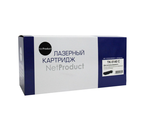 Тонер-картридж NetProduct (N-TK-5140C) для Kyocera ECOSYS M6030cdn/M6530cdn, голубой (5000 стр.)