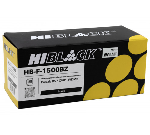 Тонер-картридж Hi-Black (HB-F-1500BZ) для Huawei PixLab X1/B5/CV81-WDM2, 1,5K