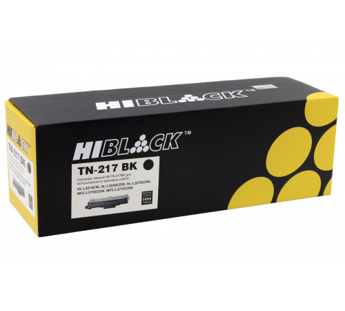 Тонер-картридж Hi-Black (HB-TN-217BK) для Brother HL-L3230/DCP-L3550/MFC-L3770, Bk, 3K