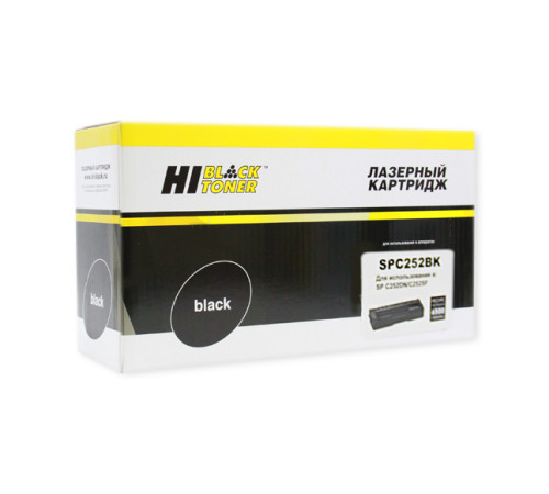 Картридж Hi-Black (HB-SPC252Bk) для Ricoh Aficio SPC252DN/C252SF/SPC262DNw/SPC262SFNw, черный (6500 стр.)