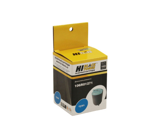 Тонер-картридж Hi-Black (HB-106R01271) для Xerox Phaser 6110, голубой (1000 стр.)