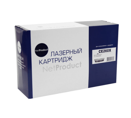 Картридж NetProduct для HP CLJ CP4025/4525, Восстановленный, черный (17000 стр.)