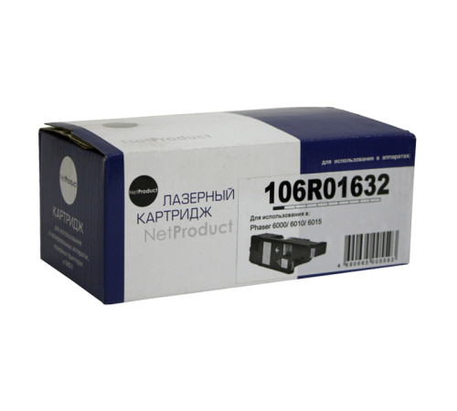Тонер-картридж NetProduct для Xerox Phaser 6000/6010/WC6015, пурпурный (1000 стр.)