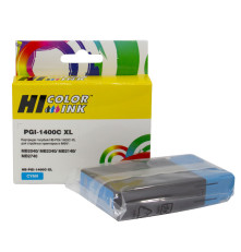 Картридж Hi-Black (PGI-1400XLC) для Canon MAXIFY MB2050/MB2350/MB2040/MB2340, голубой