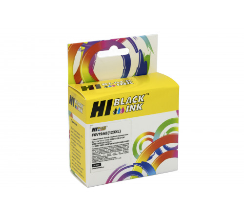 Картридж Hi-Black (HB-F6V19AE) для HP DJ 2130, №123XL, черный