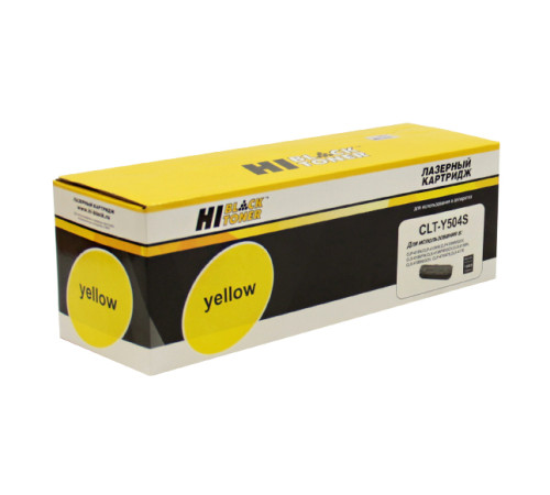 Картридж Hi-Black (HB-CLT-Y504S) для Samsung CLP-415/470/475/CLX-4170/4195, желтый (1800 стр.)