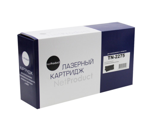 Тонер-картридж NetProduct (N-TN-2275) для Brother HL-2240R/2240DR/2250DNR/DCP-7060DR, (2600 стр.)
