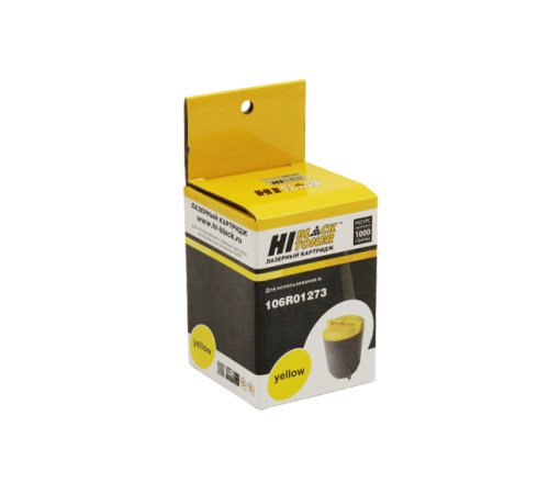 Тонер-картридж Hi-Black (HB-106R01273) для Xerox Phaser 6110, желтый (1000 стр.)