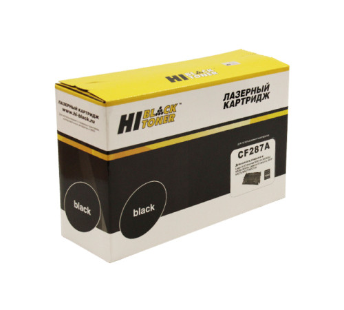 Картридж Hi-Black (HB-CF287A) для HP LJ M501dn/M506dn/M506x/M527dn/M527f/M527c, (9000 стр.)