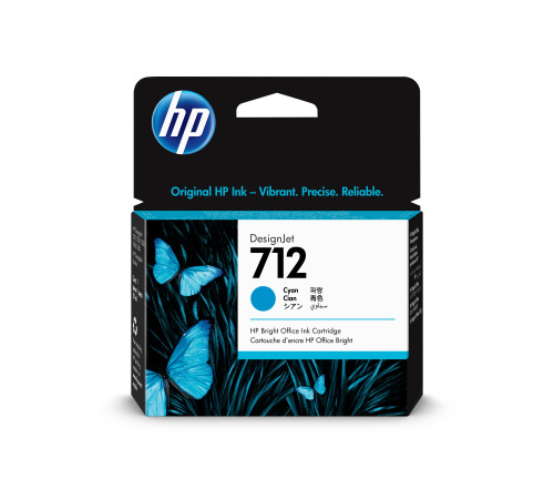 Картридж 712 для HP DJ T230/630, 29мл (O) голубой 3ED67A