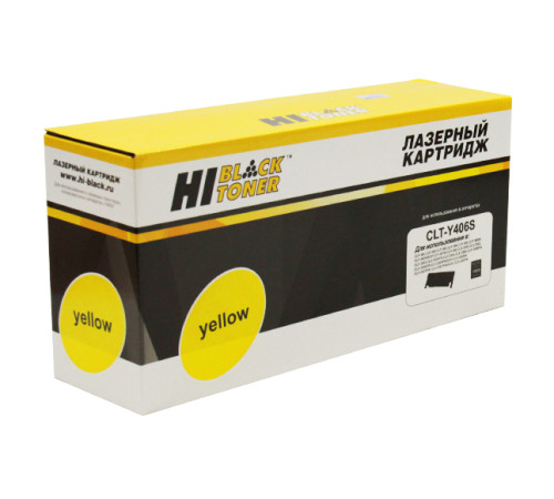 Тонер-картридж Hi-Black (HB-CLT-Y406S) для Samsung CLP-360/365/368/CLX-3300/3305, желтый (1000 стр.)
