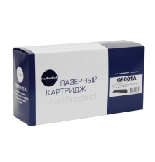 Картридж NetProduct (N-Q6001A) для HP CLJ 1600/2600/2605, Восстановленный, голубой (2000 стр.)
