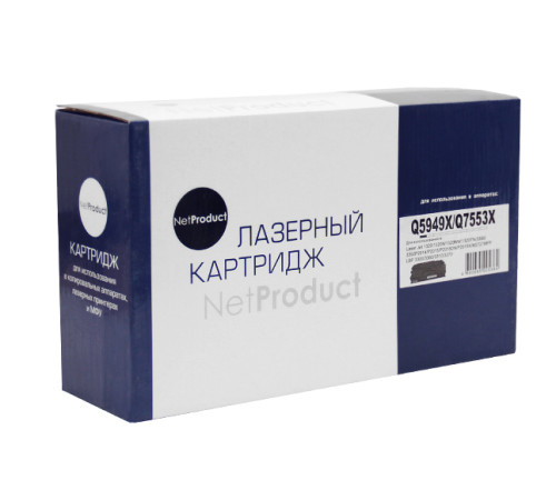 Картридж NetProduct (N-Q5949X/Q7553X) для HP LJ P2015/1320/3390/3392, Универсальный, (7000 стр.)