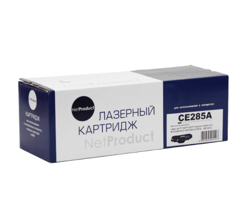 Картридж NetProduct для HP LJ Pro P1102/P1120W/M1212nf/M1132MFP/Canon 725 (1600 стр.)