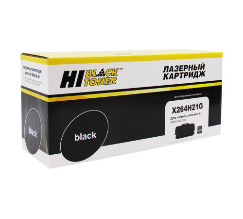 Тонер-картридж Hi-Black (HB-X264H21G) для Lexmark X264/363/364, (9000 стр.)